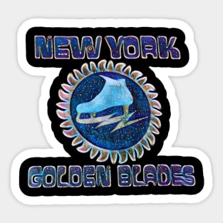 New York Golden Blades Hockey Sticker